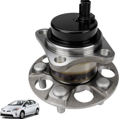 rear wheel hub and bearing assembly